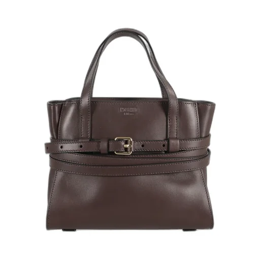 Moschino Logo Embossed Tie Me Handbag