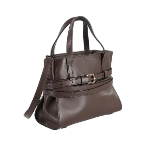 Moschino Logo Embossed Tie Me Handbag