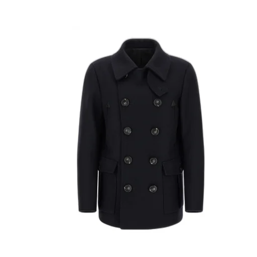 Double-Breasted Wool Coat
