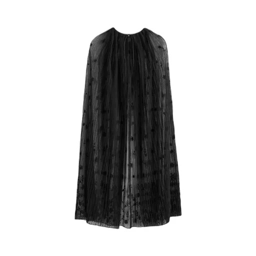 Floral Tulle Cape