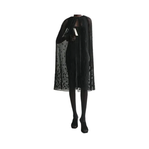 Floral Tulle Cape