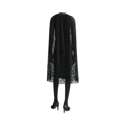 Floral Tulle Cape