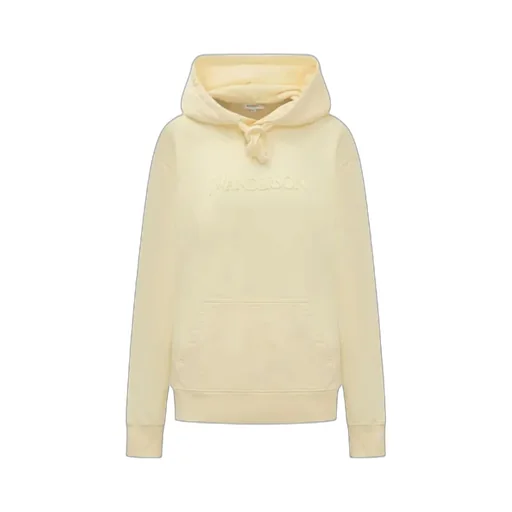 Jw Anderson Logo Lettering Drawstring Hoodie
