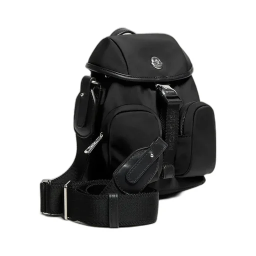 Moncler Buckle Detailed Foldover Top Mini Backpack