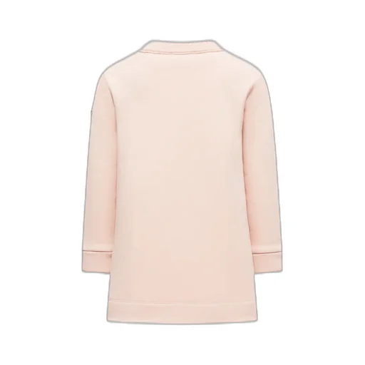 Moncler Enfant Logo Patch Crewneck Sweatshirt Dress