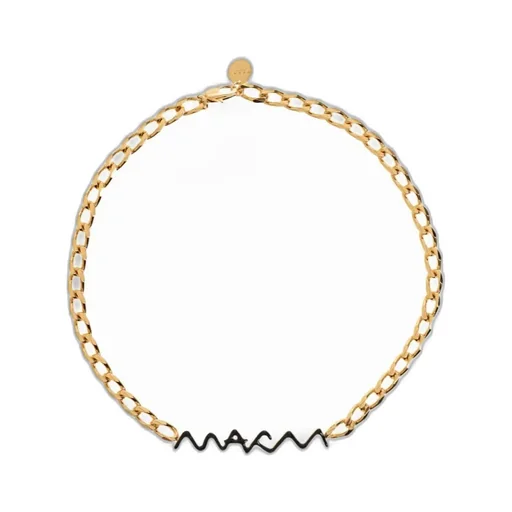 Marni Logo Lettering Chain Necklace