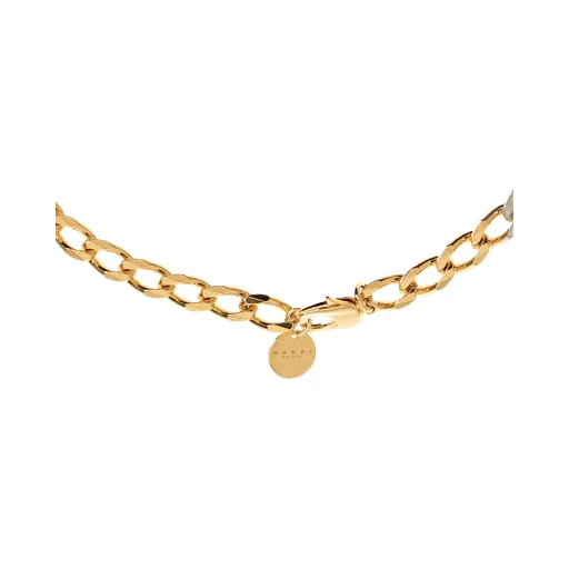 Marni Logo Lettering Chain Necklace