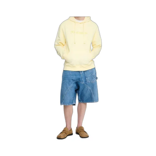 Jw Anderson Logo Embroidered Hoodie