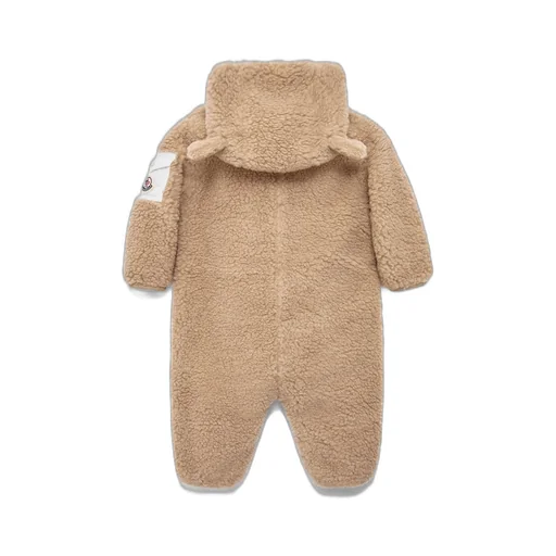 Moncler Enfant Teddy Hooded Baby Grow