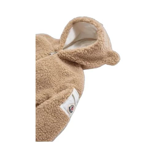Moncler Enfant Teddy Hooded Baby Grow