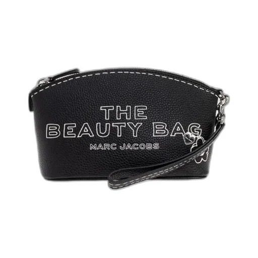 Lettering-Print Make-Up Bag