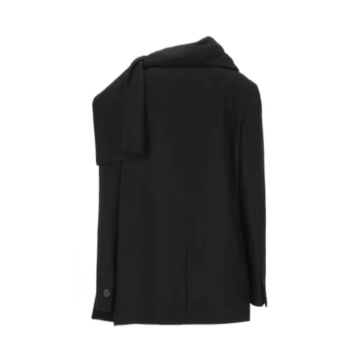 Totme Single-Breasted Scarf Detailed Blazer