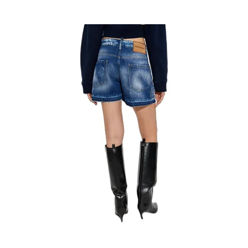 Dsquared2 Distressed Denim Shorts