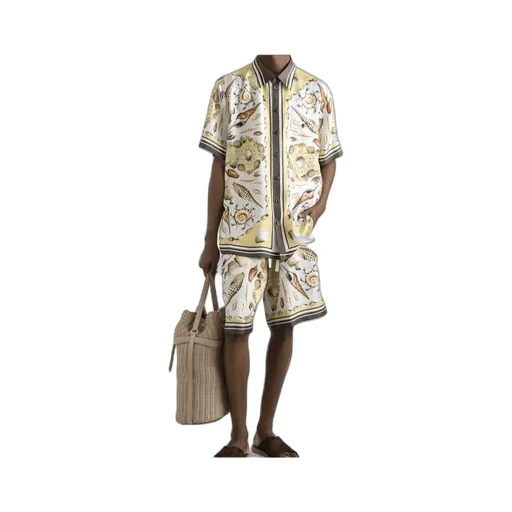 Dolce & Gabbana Shell Printed Short-Sleeved Shirt