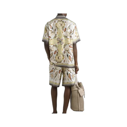Dolce & Gabbana Shell Printed Short-Sleeved Shirt