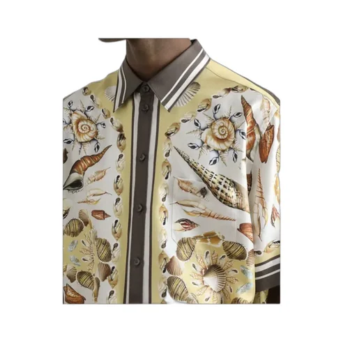 Dolce & Gabbana Shell Printed Short-Sleeved Shirt