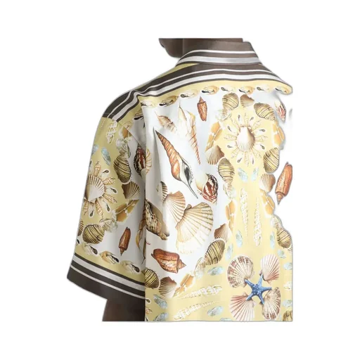 Dolce & Gabbana Shell Printed Short-Sleeved Shirt