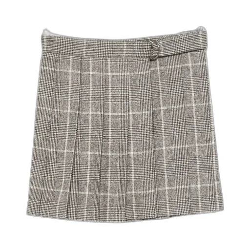 Brunello Cucinelli Pleated Check Midi Skirt