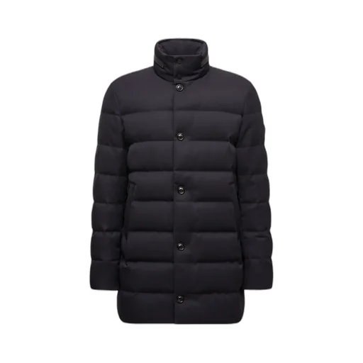 Moncler Vallonpierre Hooded Long Padded Jacket