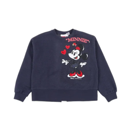 Monnalisa X Disney Minnie Mouse Crewneck Sweatshirt