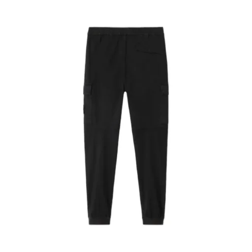 Stone Island Logo Patch Straight-Leg Trousers