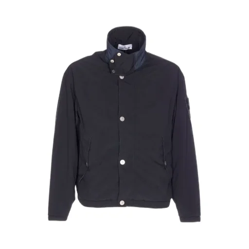 Stone Island Logo Patch Elasticated-Hem Jacket