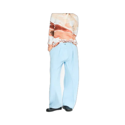Pleated Panel Trousers