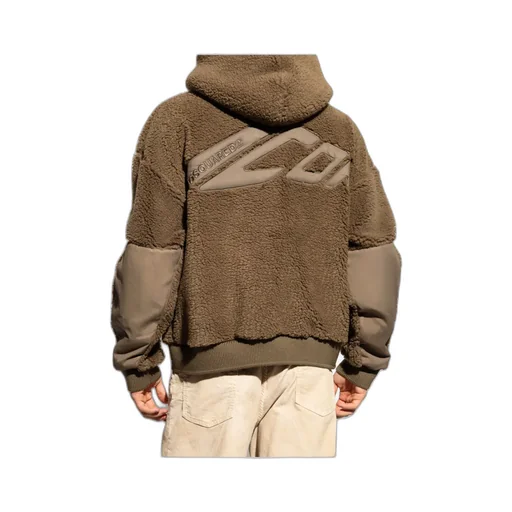 Dsquared2 Half-Zip Fleece Hoodie