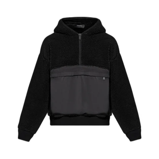 Dsquared2 Half-Zip Fleece Hoodie
