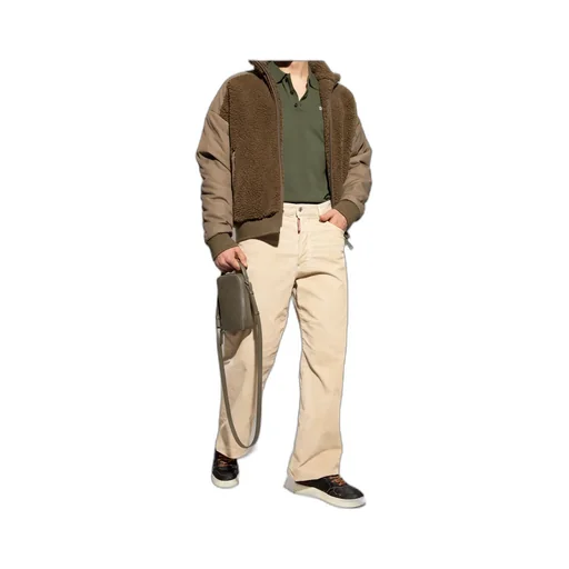 Dsquared2 Icon Logo High-Neck Fleece Jacket