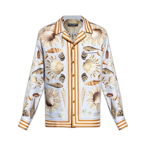 Dolce & Gabbana Shell Printed Long-Sleeved Shirt