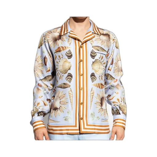 Dolce & Gabbana Shell Printed Long-Sleeved Shirt