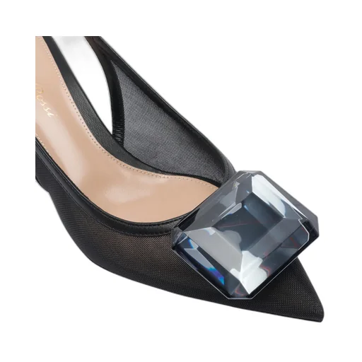 Gianvito Rossi Pointed-Toe Slingback Pumps