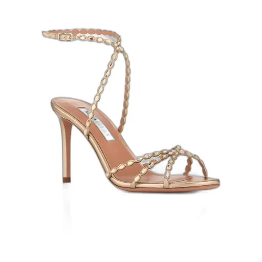 Round Toe High Heel Sandals