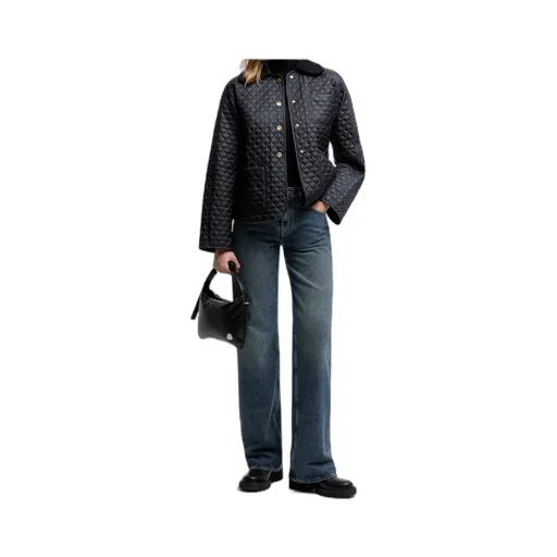 Straight Leg Bleached Jeans