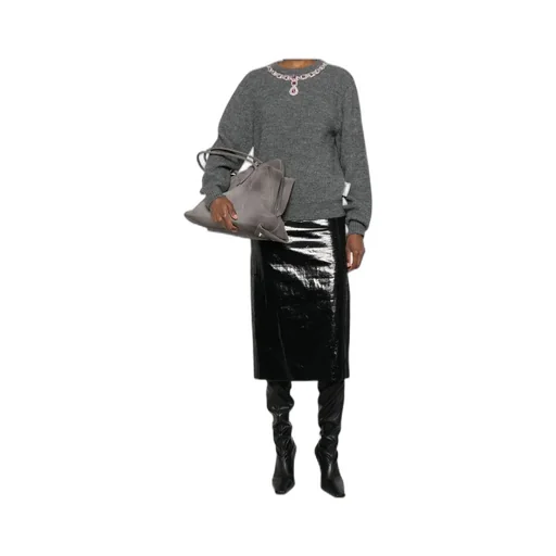 Jewel-Embellished Ribbed Sweater