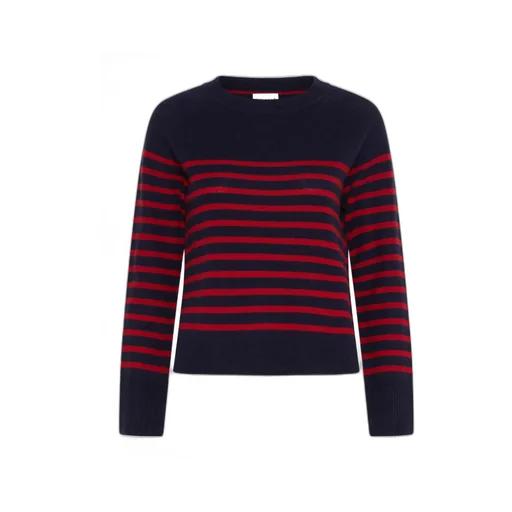 Cashmere-Blend Sweater - Navy