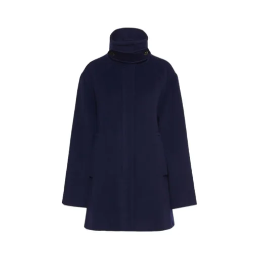Flared Heavy Jacket - Navy