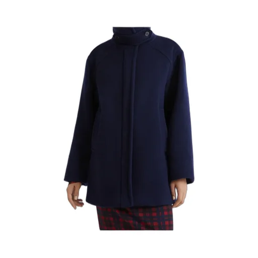 Flared Heavy Jacket - Navy
