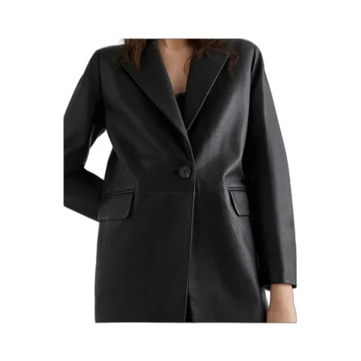 Leather Blazer