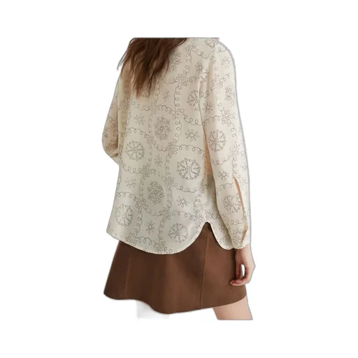 Printed Crepe Shirt