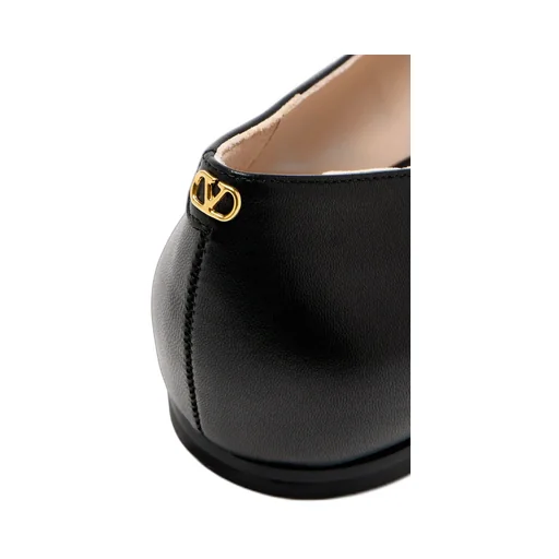 Valentino Bowow Round Toe Slip-On Ballet Flats