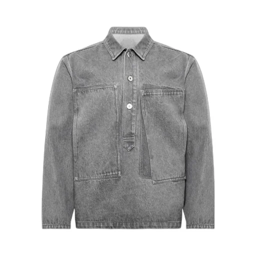 Pocket-Detail Denim Shirt