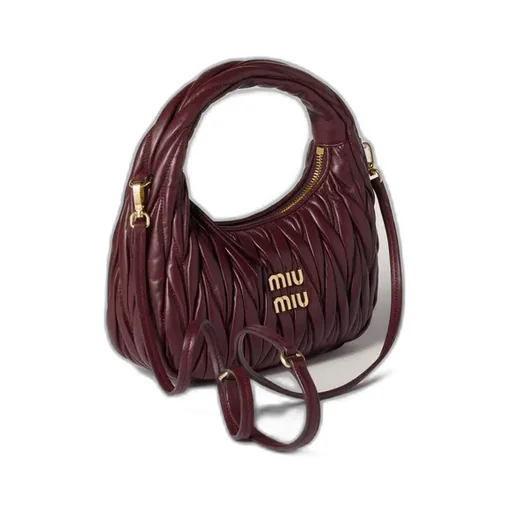 Wander Matelassé Nappa Leather Hobo Bag