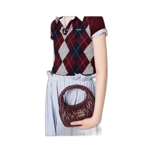 Wander Matelassé Nappa Leather Hobo Bag