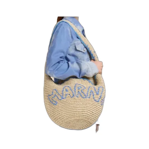Marni Logo Detailed Small Hobo Bag