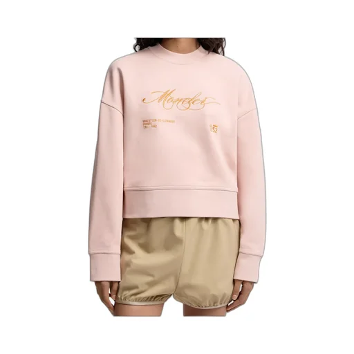 Moncler Logo-Embroidered Crewneck Sweatshirt