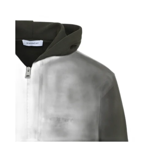 Givenchy Logo Printed Zipped Hoodie