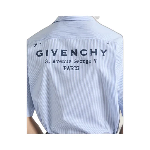 Givenchy Pinstriped Bowling Shirt