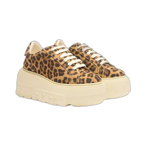 Malesia Nexus Leopard-Print Platform Sneakers